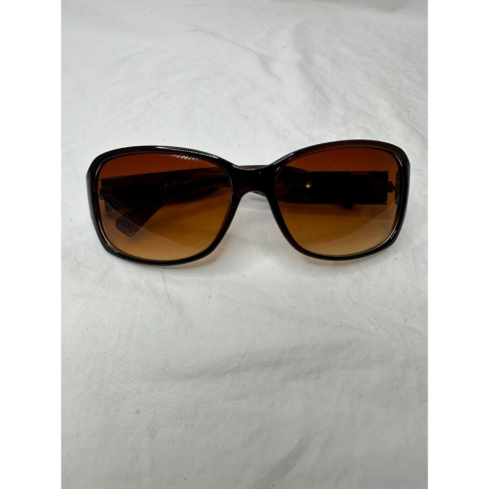 Coach Sunglasses Peony W604 Floral Brown Gradient C Logo 60 18 135 - Picture 14 of 14